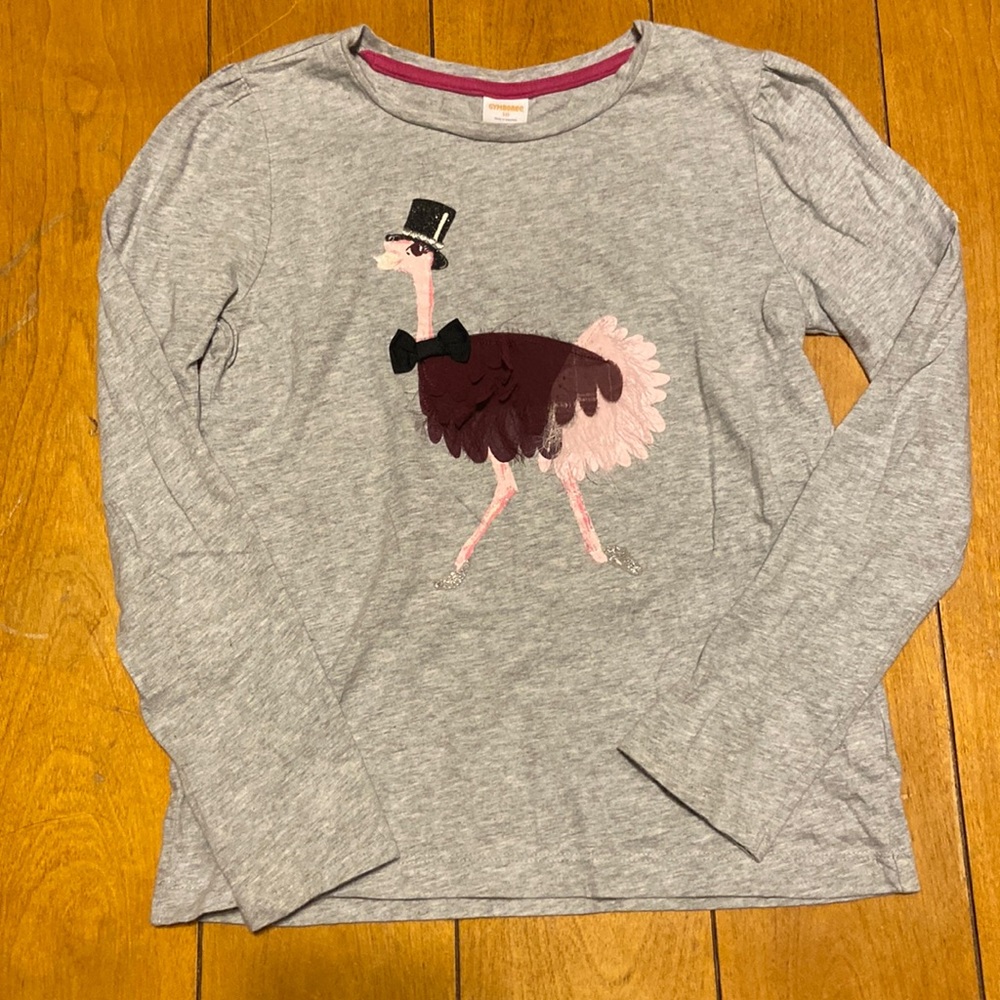 Gymboree size 10 flamingo long sleeve tee